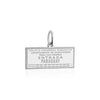 Paraguay Passport Stamp Charm Silver
