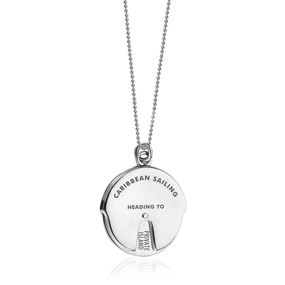 Silver Caribbean Charm, Sailing Spinner - JET SET CANDY  (1720174575674)