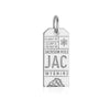 Silver Jackson Hole, Wyoming JAC Luggage Tag Charm (2419540230202)