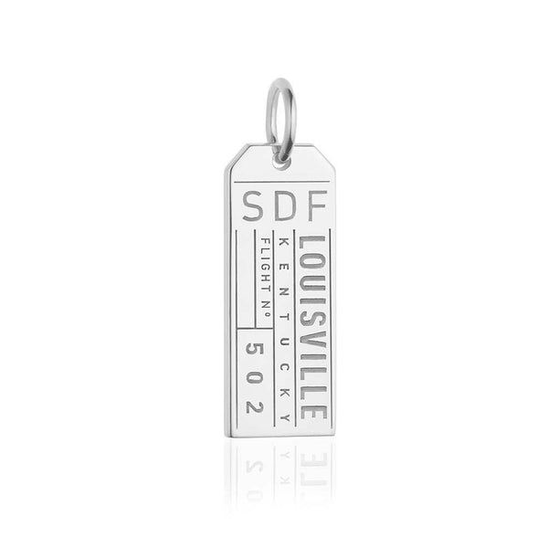Louisville Kentucky USA SDF Luggage Tag Charm Silver – JET SET CANDY