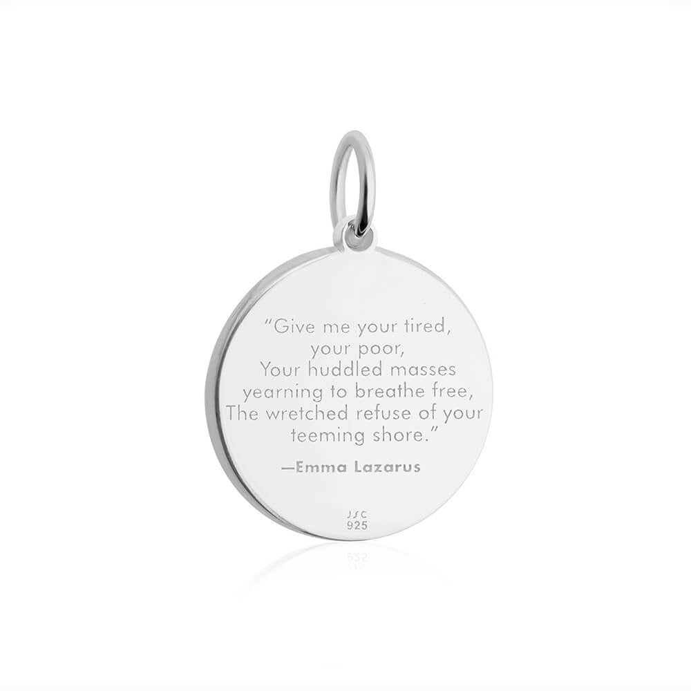 Silver Statue of Liberty Charm - JET SET CANDY (7858133074168)