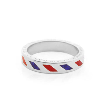 Air Mail Ring, Standard, Silver
