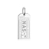 Silver Bahamas Charm, NAS Nassau Luggage Tag (SHIPS JUNE) - JET SET CANDY  (1720194596922)