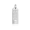 Silver Belgium Charm, BRU Brussels Luggage Tag - JET SET CANDY  (1720188371002)