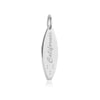 Surfboard Charm California Silver