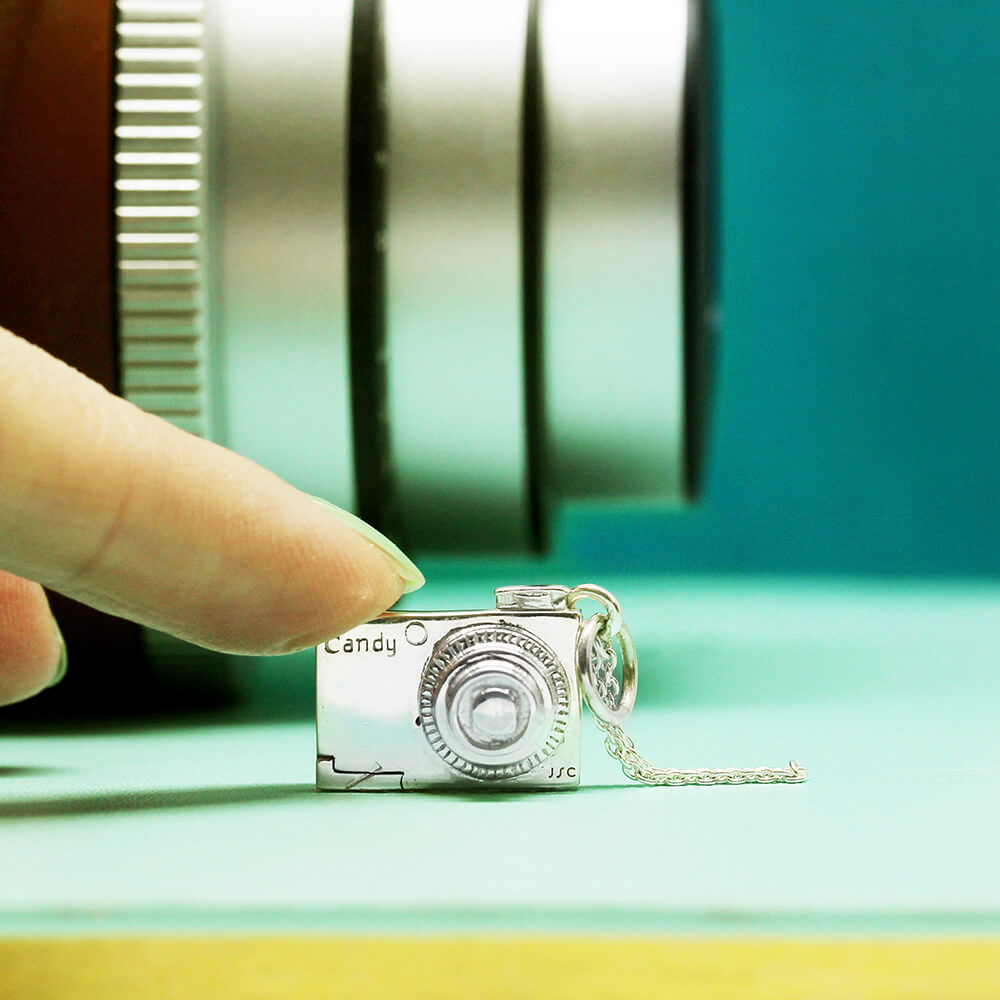Silver Camera Charm - JET SET CANDY (7532598853880)