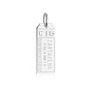 Silver Travel Charm, CTG Cartagena Luggage Tag (SHIPS JUNE) - JET SET CANDY  (1720195514426)