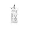 Silver USA Charm, CHS Charleston Luggage Tag - JET SET CANDY  (1720182014010)