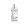 Silver Chattanooga, Tennessee CHA Luggage Tag Charm - JET SET CANDY  (2419534528570)
