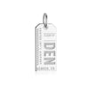 Silver USA Charm, DEN Denver, Colorado Luggage Tag (SHIPS JUNE) - JET SET CANDY  (1720182472762)