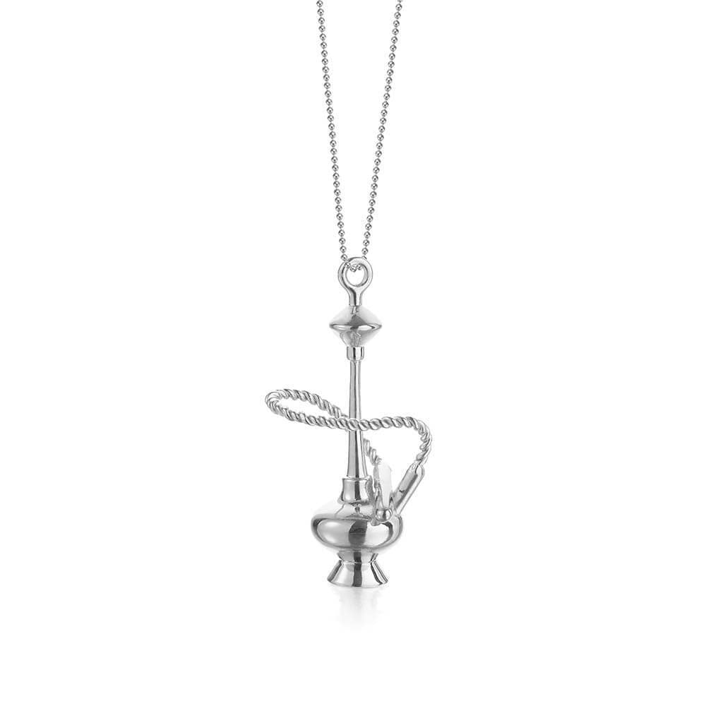 Sterling Silver Hookah Charm - JET SET CANDY  (1720172445754)