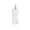 Dublin Ireland DUB Luggage Tag Charm Silver