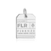 Silver Italy Charm, FLR Florence Luggage Tag - JET SET CANDY  (1720194957370)