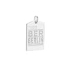 Berlin Germany BER Luggage Tag Charm Silver