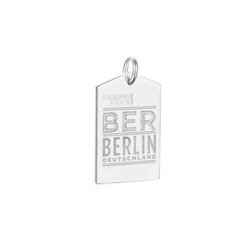 Berlin Germany BER Luggage Tag Charm Silver