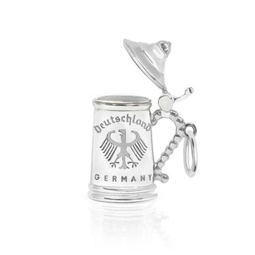 Beer Stein Charm Germany Silver