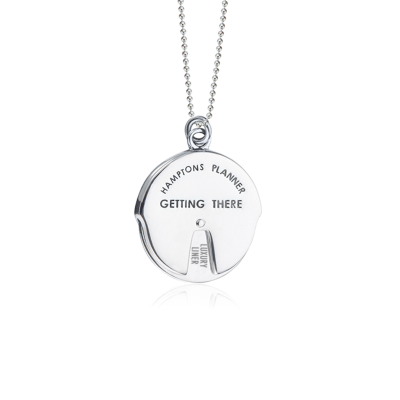 Silver Hamptons Spinner Charm - JET SET CANDY  (1720173690938)
