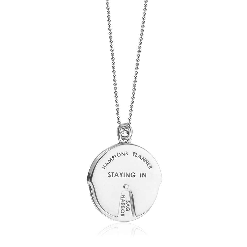 Silver Hamptons Spinner Charm - JET SET CANDY  (1720173690938)