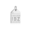 Silver Spain Charm, IBZ Ibiza Luggage Tag - JET SET CANDY  (1720185323578)