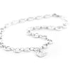 Infinity Link Charm Necklace, Silver