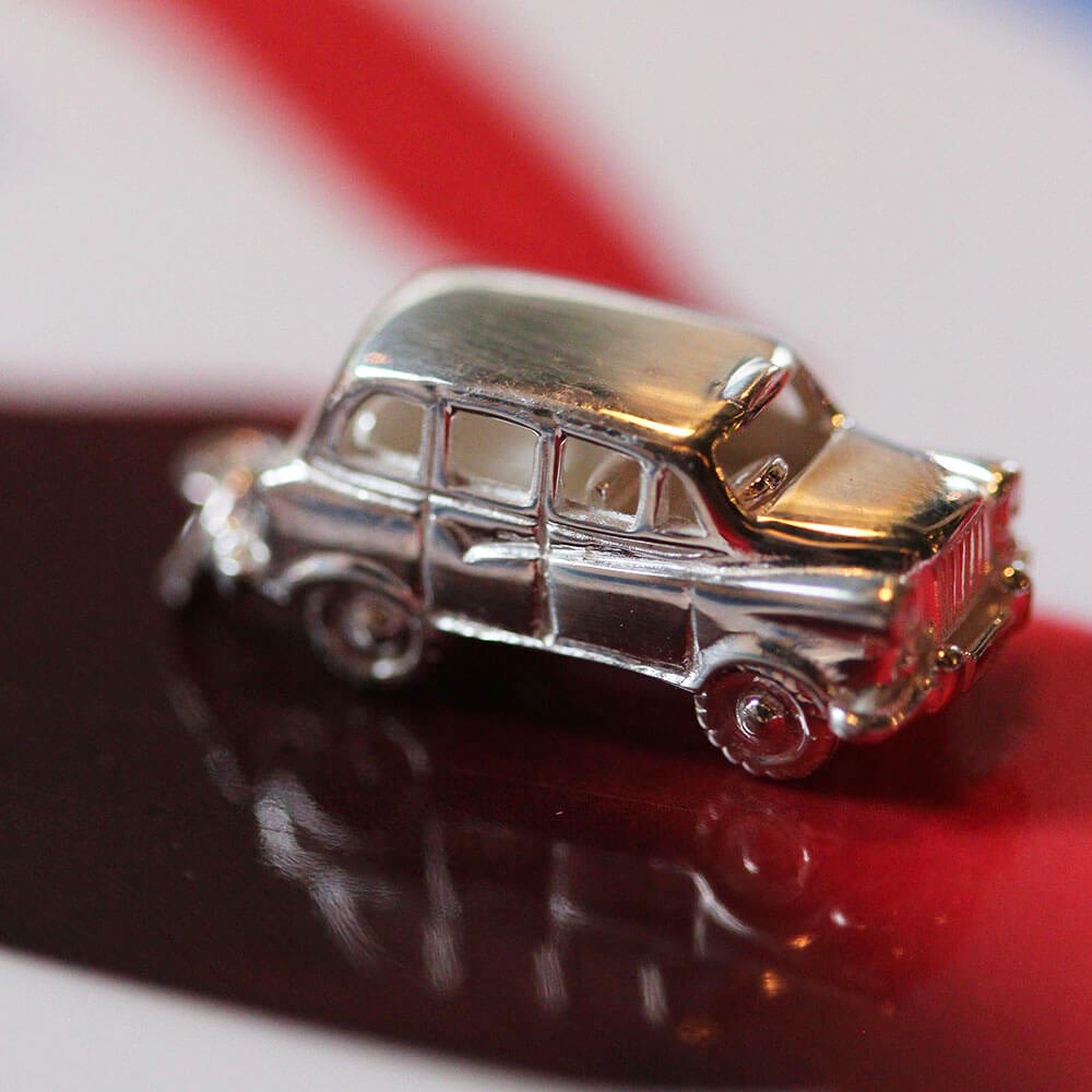 Silver London Taxi Charm - JET SET CANDY  (1720170020922)