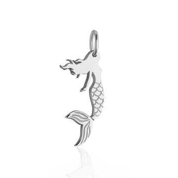 Mermaid Charm Silver