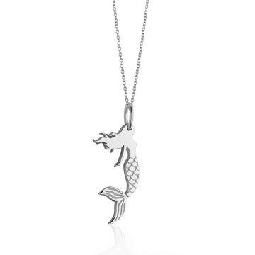 Mermaid Charm Silver