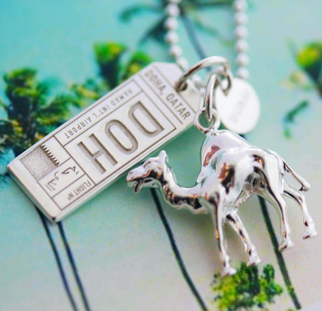 Camel Charm Silver – JET SET CANDY