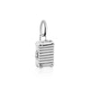 Smart Suitcase Charm Silver Medium