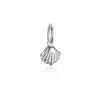 Silver Mini Clamshell Charm (4702709481560)