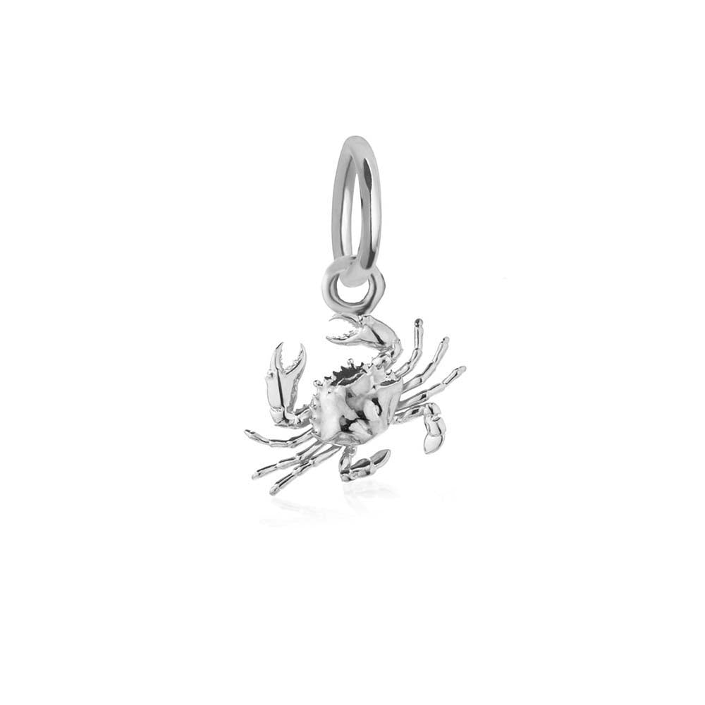 Sterling Silver Mini Crab Charm - JET SET CANDY  (2506750132282)