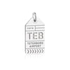 Silver USA Charm, TEB Teterboro Luggage Tag - JET SET CANDY  (1720190402618)