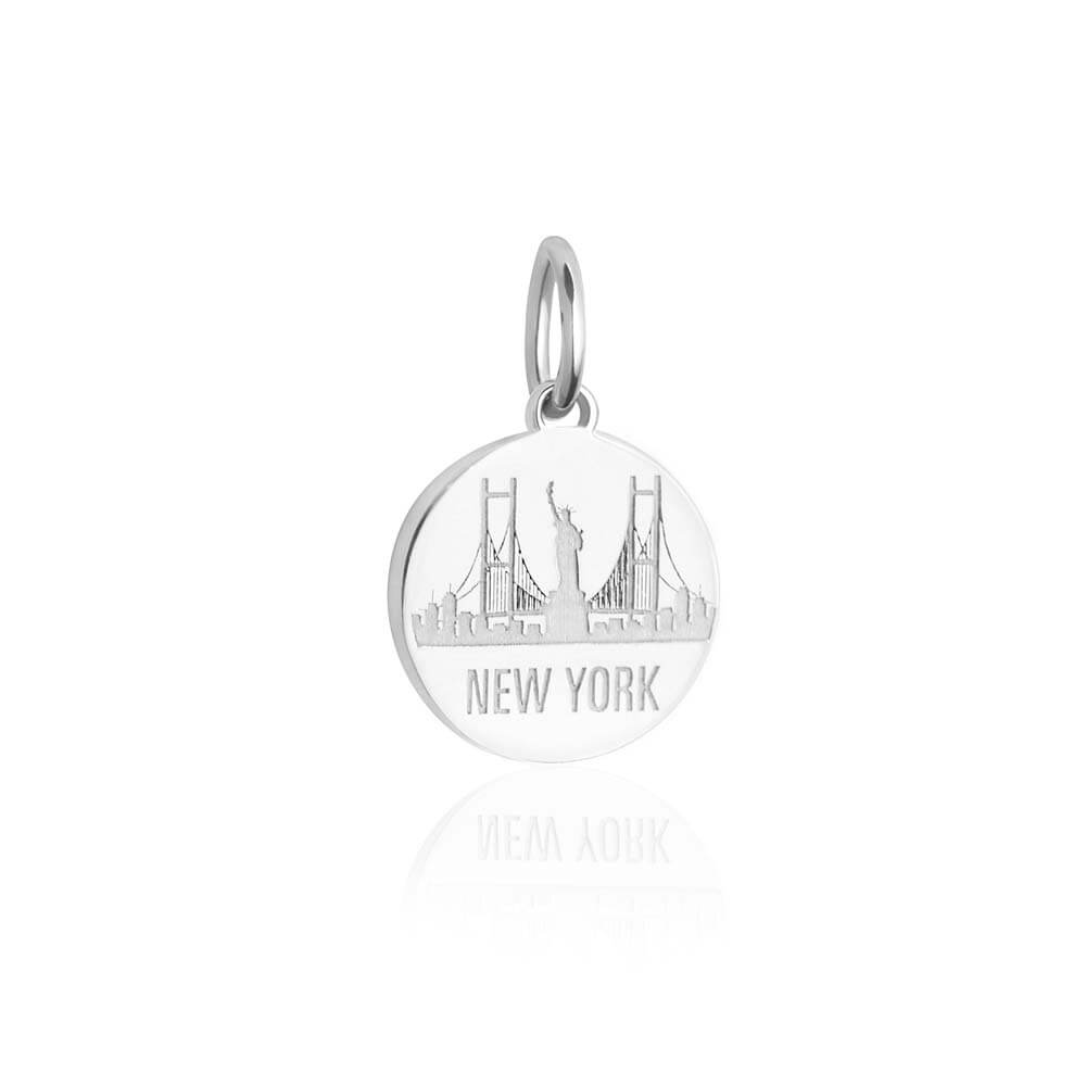 GWP-Mini Skyline Tag with quote (Tom Wolfe) - JET SET CANDY  (2485527511098)