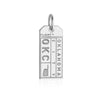 Silver Oklahoma City OKC Luggage Tag Charm (2419541606458)