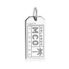 Orlando Florida USA MCO Luggage Tag Charm Silver