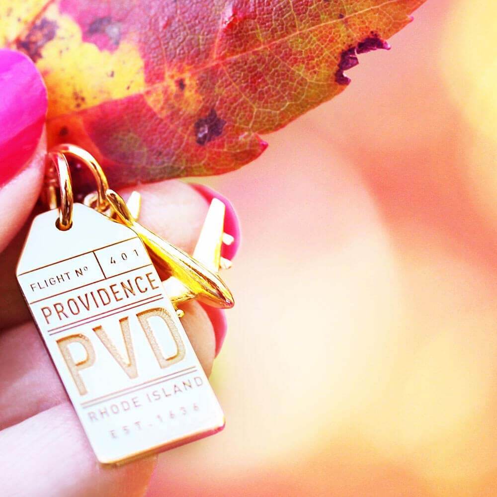 Gold Airplane Charm, Mini - JET SET CANDY (2276414095418)