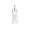 Saint Tropez France LTT Luggage Tag Charm Silver
