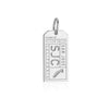 San Jose California USA SJC Luggage Tag Charm Silver