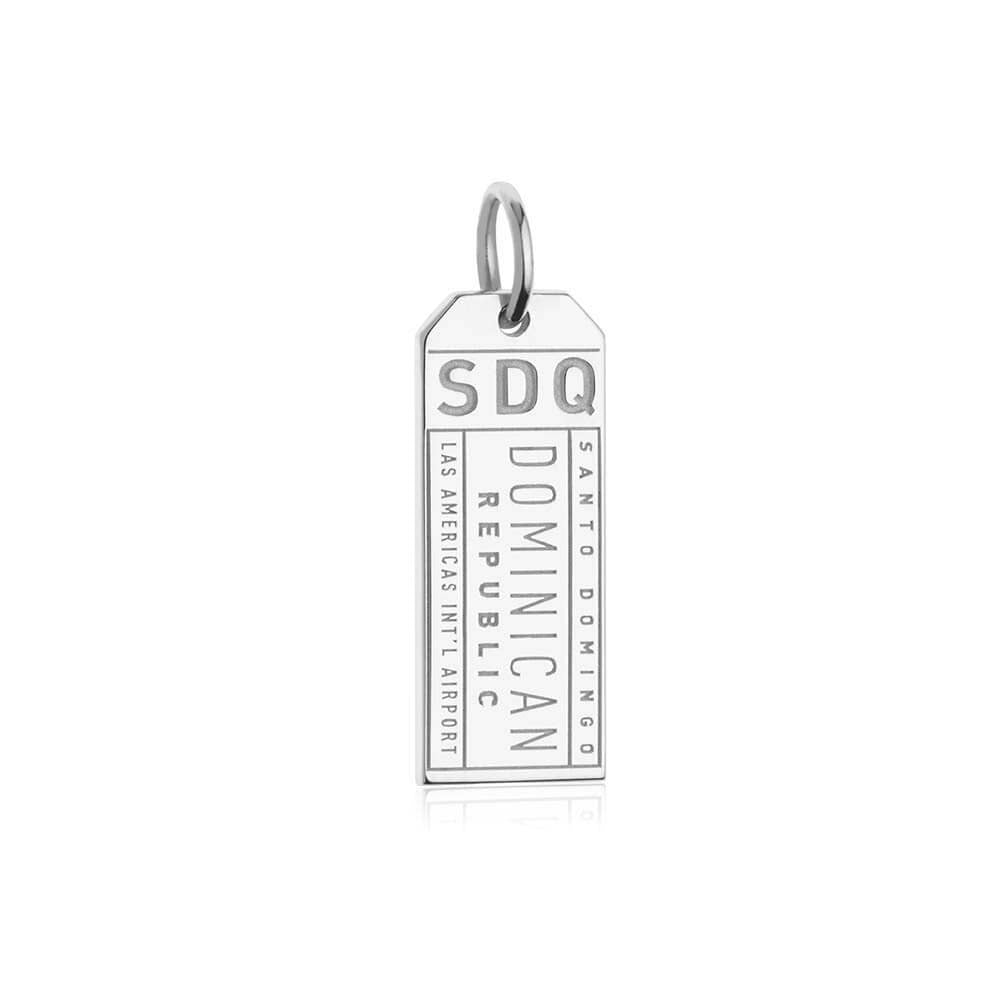 Silver Charm, SDQ Santo Domingo Luggage Tag - JET SET CANDY  (1720194203706)