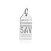 Silver USA Charm, Savannah SAV Luggage Tag - JET SET CANDY  (2336683950138)