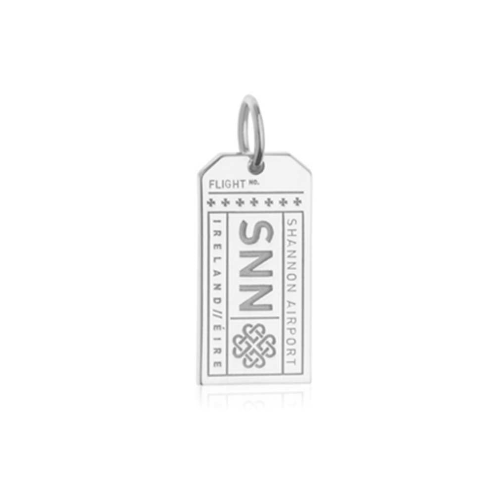 Silver Ireland Charm, SNN Shannon Luggage Tag (SHIPS JUNE) - JET SET CANDY  (1720195350586)