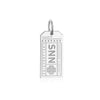Silver Ireland Charm, SNN Shannon Luggage Tag (SHIPS JUNE) - JET SET CANDY  (1720195350586)