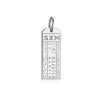 Silver Caribbean Charm, SXM St. Maarten Luggage Tag (SHIPS JUNE) - JET SET CANDY  (1720186896442)