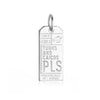 Silver Turks and Caicos Charm, PLS Luggage Tag (SHIPS JUNE) - JET SET CANDY  (1720190533690)