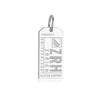 Zurich Switzerland ZRH Luggage Tag Charm Silver