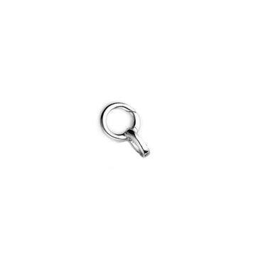 Infinity Link Charm Holder, Silver