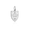 Slovakia Passport Stamp Charm Silver