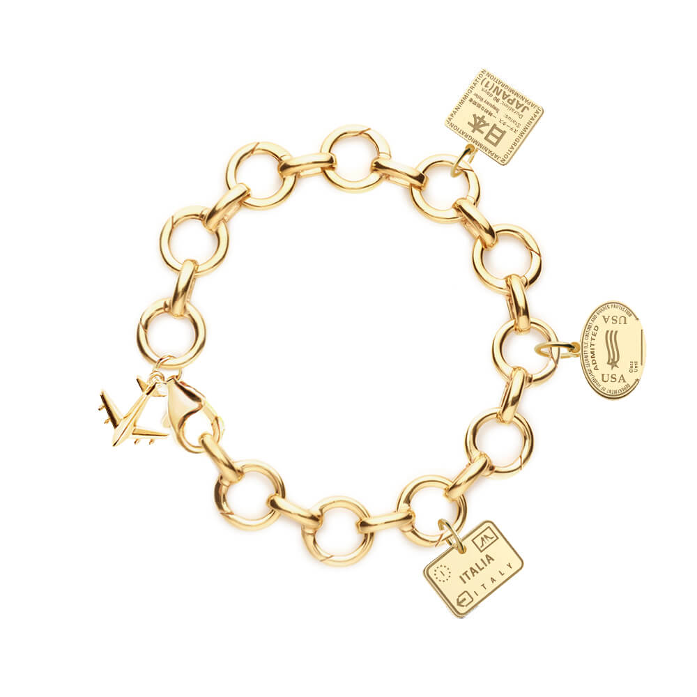 Tiffany & Co. Sterling Silver Return to Tiffany Heart Lock Charm Bracelet -  Yoogi's Closet