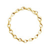 Slim Infinity Link Bracelet, Solid Gold