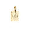 Solid Gold Mini Texas Charm, AUS Austin Luggage Tag - JET SET CANDY  (1720192434234)